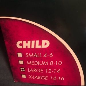 Girls Zombie Cheerleader costume size L